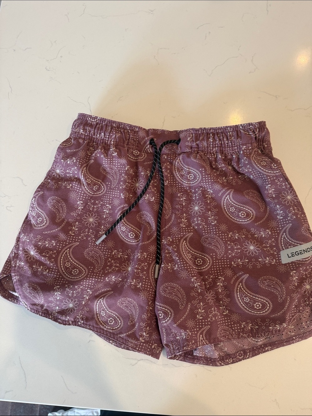 LEGENDS Paisley Print Maroon Luka HD 5” liners